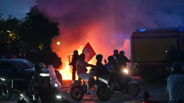 شغب جماهير باريس سان جيرمان
