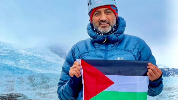 متسلق الجبال الفلسطيني 
