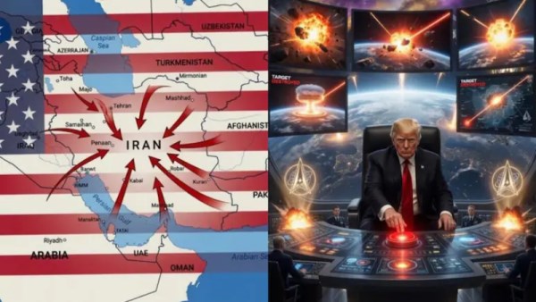 ترامب ينشر صورة مستفزة لسيطرة علم الولايات المتحدة 