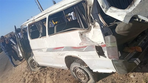 حادث الصحراء الغربي بالمنيا