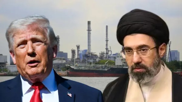 الرئيس الأمريكي دونالد ترامب ومجتبى خامنئي