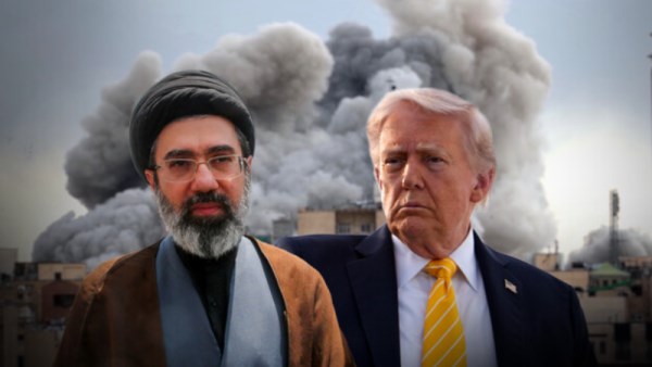 الرئيس الأمريكي دونالد ترامب ومجتبى خامنئي