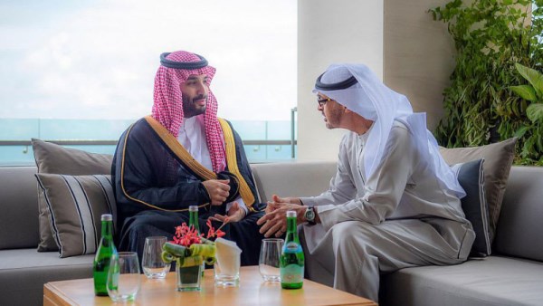 رئيس الإمارات وولي العهد السعودي