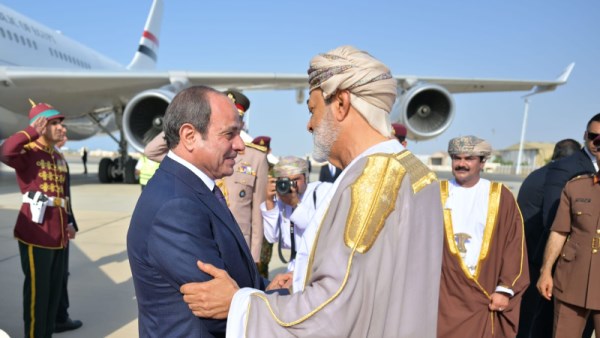 الرئيس السيسي و السلطان هيثم بن طارق