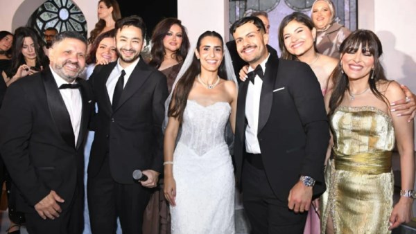 نجوم الفن في زفاف نجل الفنان إدوارد