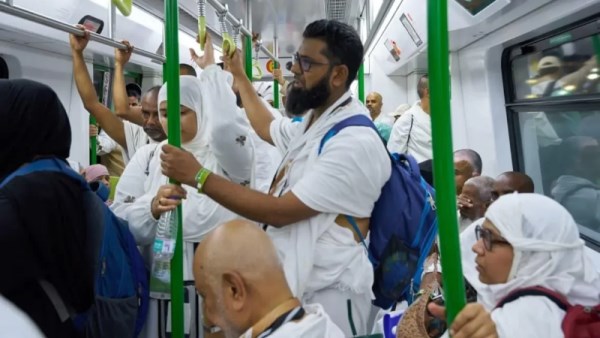 أحد الحجاج بقطار المشاعر المقدسة