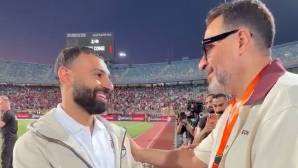 الفنان ماجد المصري واللاعب محمد صلاح