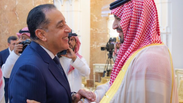 الدكتور مصطفى مدبولي والأمير محمد بن سلمان 