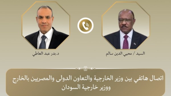 وزير الخارجية يبحث مع نظيره السوداني تطورات الأزمة 
