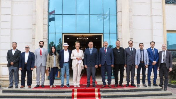 رئيسة بعثة الاتحاد الأوروبي تشيد بتطوير ميناء دمياط 