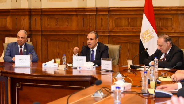 وزير الخارجية ولجنة العلاقات الخارجية بمجلس الشيوخ