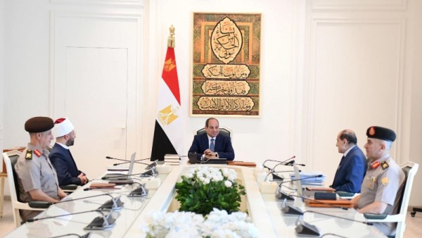 الرئيس السيسي ووزير الأوقاف