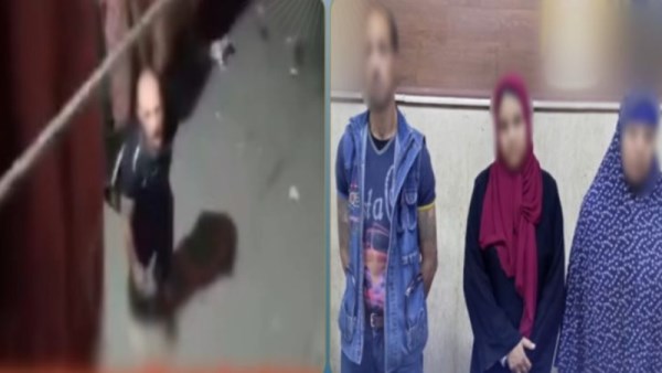 شخص يحتجز طلقيتهم ووالدتها