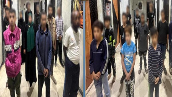 المتهمين والأطفال