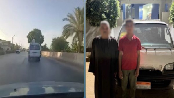 سائق الميكروباص والراكب