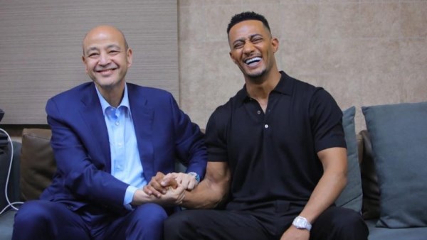 محمد رمضان وعمرو أديب 