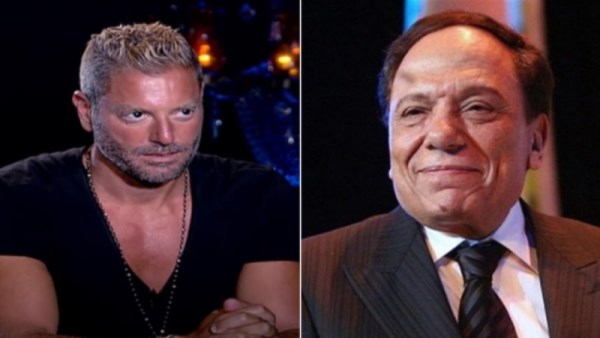 تامر هجرس وعادل إمام 