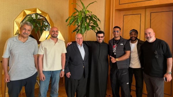 محمد رمضان وتركي آل الشيخ 