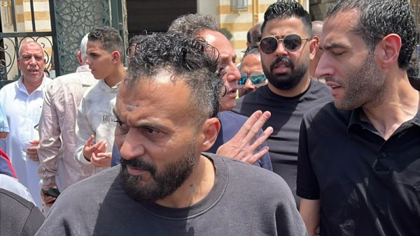 من جنازة والدة إبراهيم سعيد