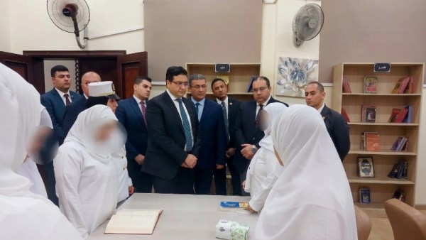 النيابة العامة تفتش مراكز إصلاح وتأهيل "العاشر من رمضان 1 و3 و4" 