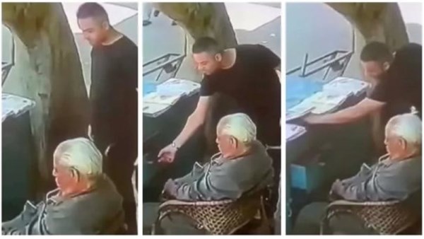 سرقة بائع جرائد حلوان 