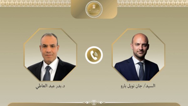 وزير الخارجية ونظيره الفرنسي
