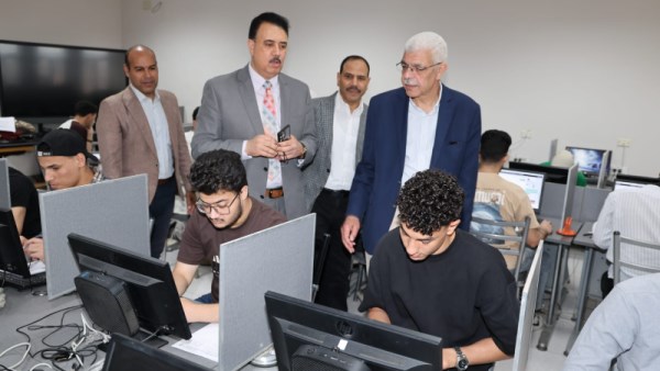 تفقد لجان الامتحانات بجامعة المنوفية