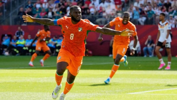 فرانك كيسي يمنح كوت ديفوار التقدم على ألمانيا 