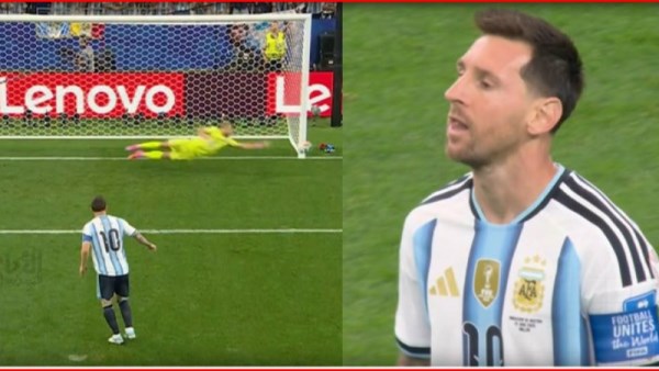 ليونيل ميسي يهدر ركلة جزاء