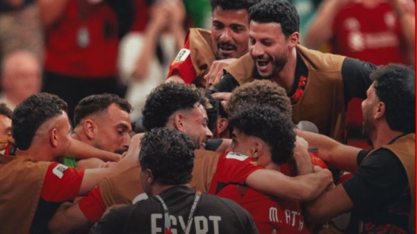 فرحة منتخب مصر بالتأهل لدور الـ 32 بالمونديال