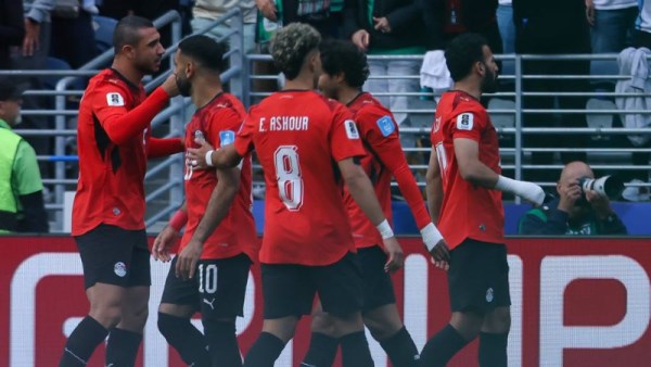 منتخب مصر وفرحة  الهدف في شباك إيران 
