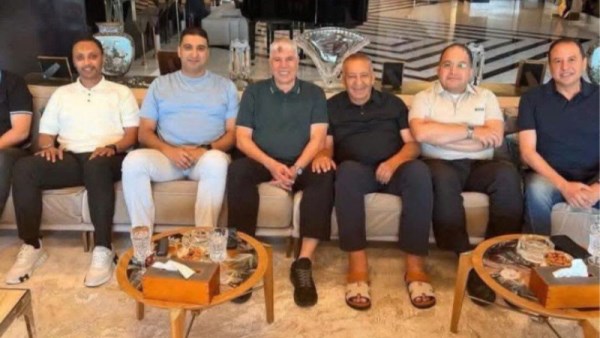 جلسة شوبير مع نواب بورسعيد