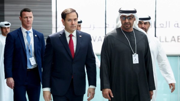 محمد بن زايد ومارك روبيو