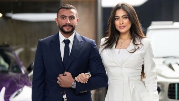 الفنانة هاجر أحمد وزوجها أحمد الحداد