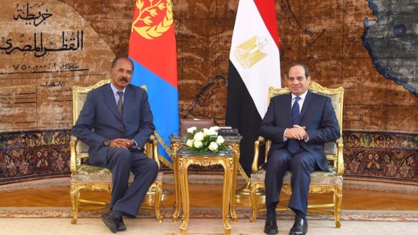 الرئيس عبد الفتاح السيسي والرئيس أسياس أفورقي