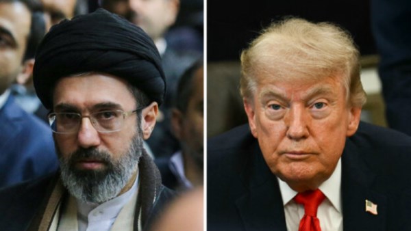 الرئيس الأمريكي دونالد ترامب ومجتبى خامنئي