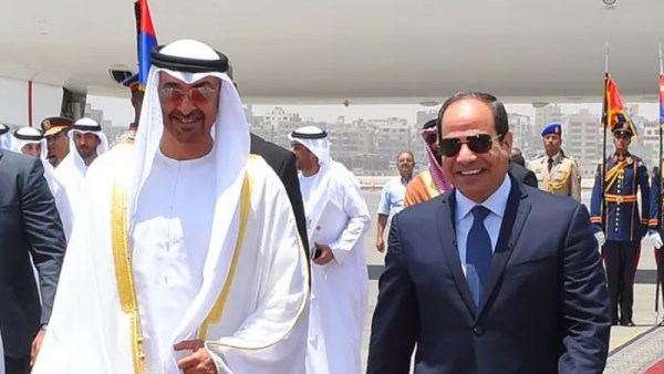 الرئيس عبدالفتاح السيسي ومحمد بن زايد آل نهيان