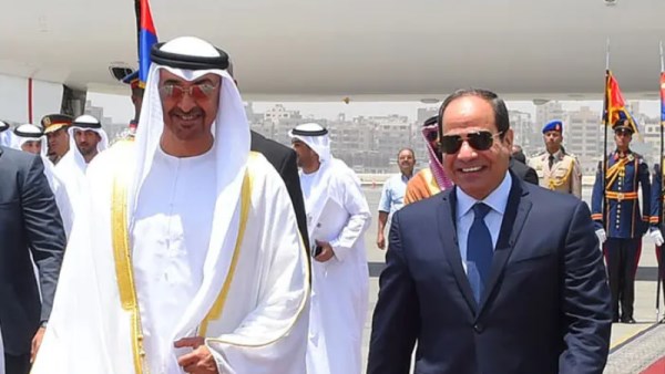 الرئيس عبدالفتاح السيسي ومحمد بن زايد