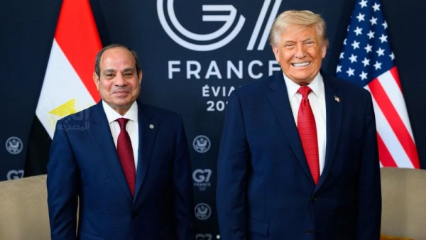 الرئيس عبدالفتاح السيسي والرئيس الأمريكي دونالد ترامب 