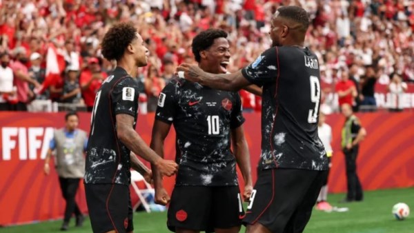 فوز المنتخب الكندي على نظيره القطري