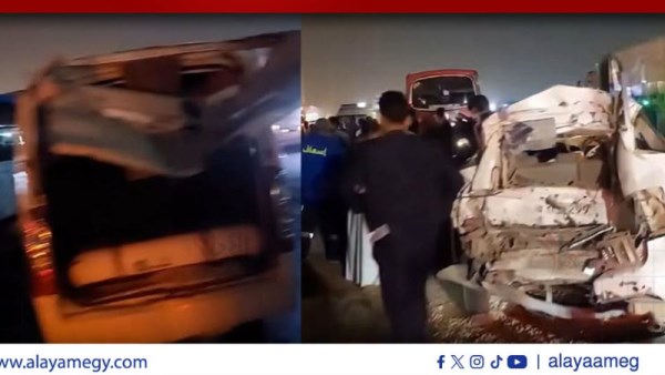 جانب من حادث دائري السلام