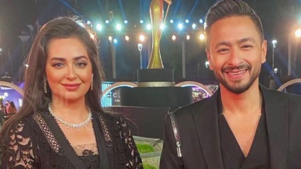 التجم حمادة هلال والفنانة هبة مجدي