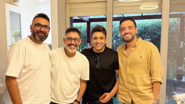 رامي جمال وتامر حسين وعمرو مصطفى 