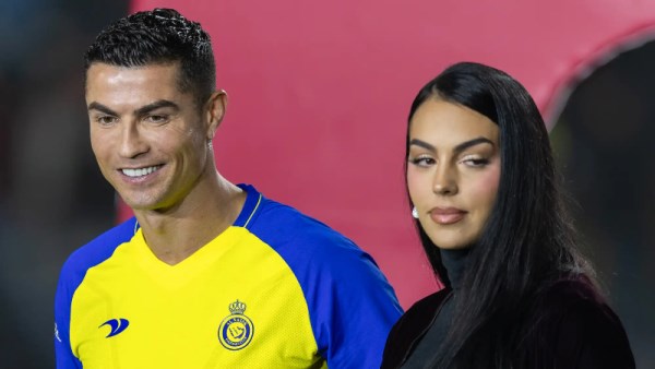 كريستيانو رونالدو وزوجته 