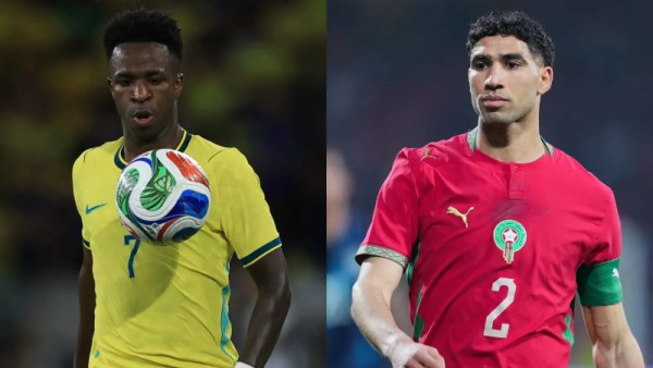 منتخبي المغرب والبرازيل 