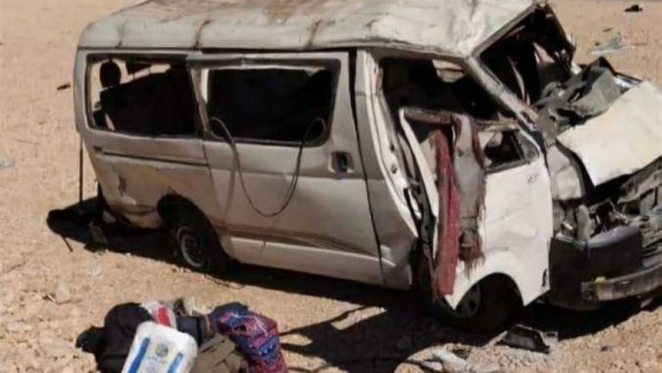  حادث تصادم على طريق أجا بالدقهلية