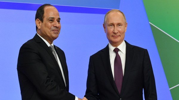بوتين  والرئيس السيسي 