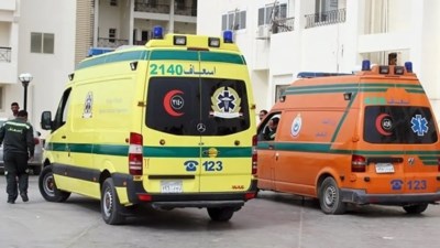 حادث انقلاب سيارة نقل