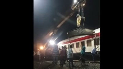 رفع قطار كفر الزيات