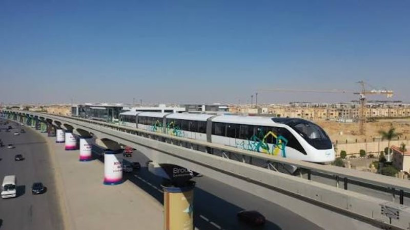 بدء تشغيل مونوريل شرق النيل 